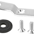 Load image into Gallery viewer, Saddlemen Seat Bracket - Chrome - 1/4"-28 10545CB - Side View