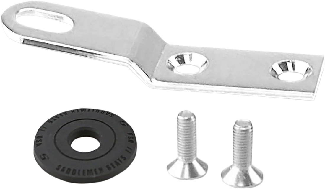 Saddlemen Seat Bracket - Chrome - 1/4"-28 10545CB - Side View