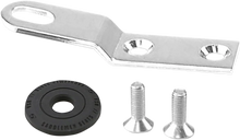 Load image into Gallery viewer, Saddlemen Seat Bracket - Chrome - 1/4"-28 10545CB - Side View