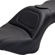 Load image into Gallery viewer, Saddlemen Seat - Explorer™ - With Backrest - Stitched - Black - FL/FX '06-'17 806-12-030 - Main Product View