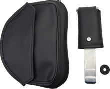 Load image into Gallery viewer, Saddlemen Seat - Explorer™ - With Backrest - Stitched - Black - FL/FX '06-'17 806-12-030 - Installation View