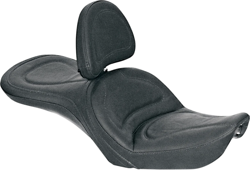 Saddlemen Seat - Explorer™ - With Backrest - Stitched - Black - FXDWG - Main Product View