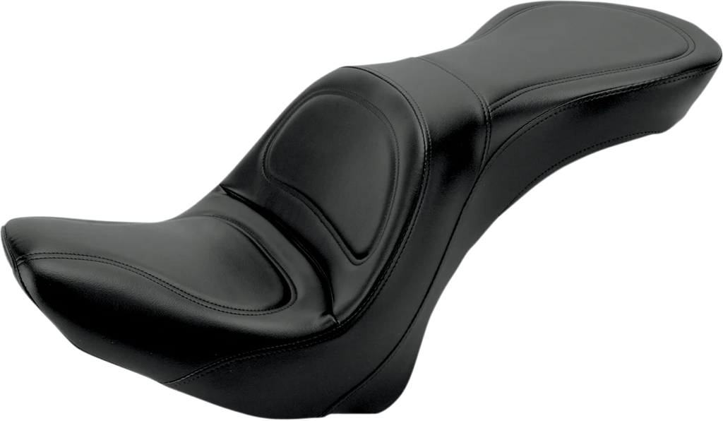 Saddlemen Seat - Explorer™ - Without Backrest - Stitched - Black - FLSTC '06-'17 800-23-0291 - Main Product View