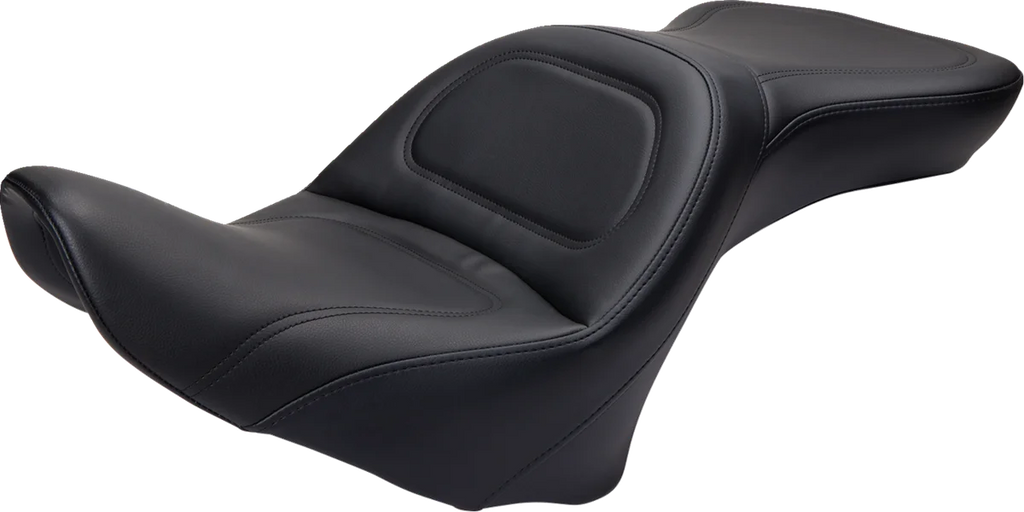 Saddlemen Seat - Explorer™ - Without Backrest - Stitched - Black - FLSTF '07-'17 806-12-0291 - Main Product View