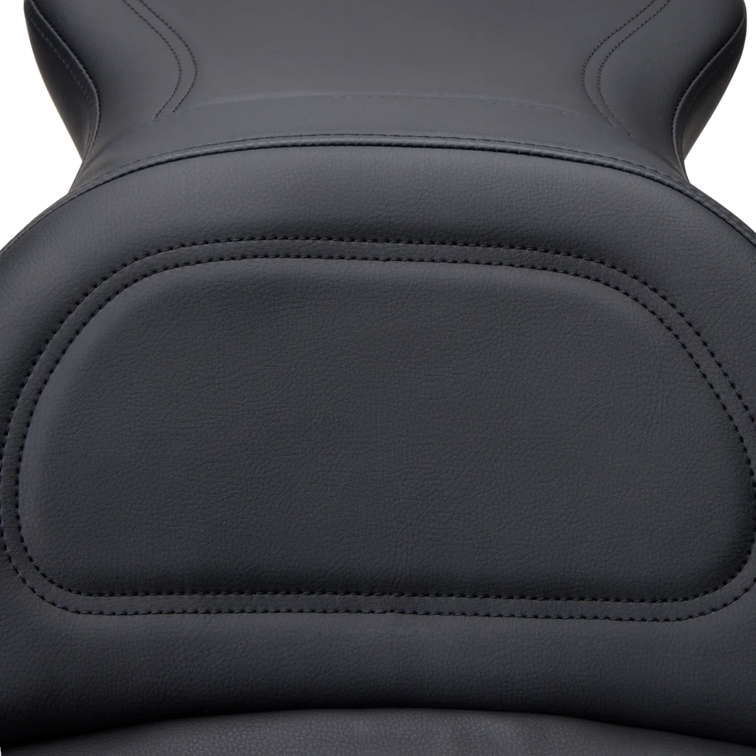 Saddlemen Seat - Explorer™ - Without Backrest - Stitched - Black - FLSTF '07-'17 806-12-0291 - Back View