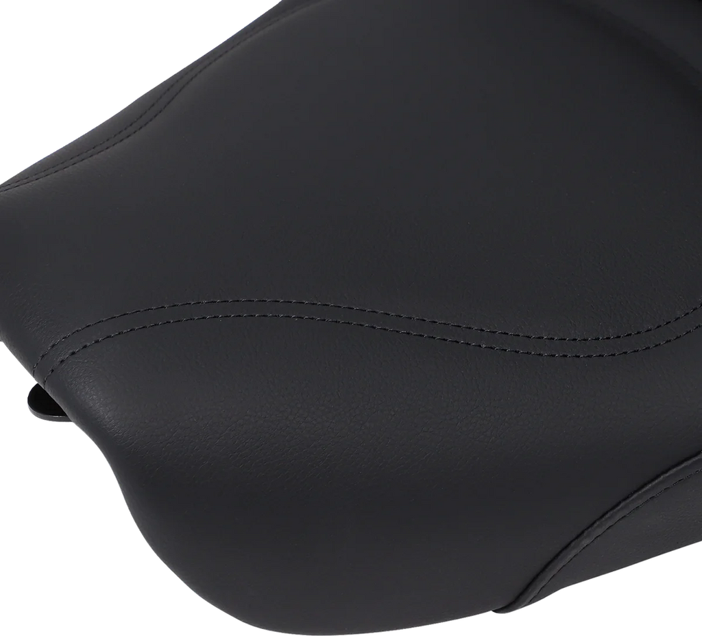 Saddlemen Seat - Explorer™ - Without Backrest - Stitched - Black - FXD '04-'05 804-04-0291 - Side View