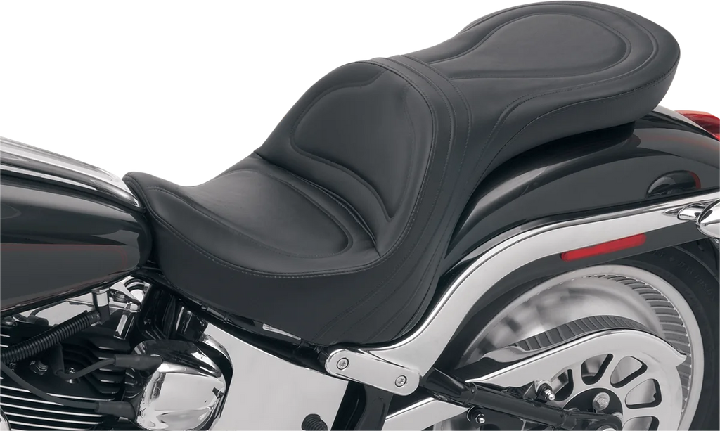 Saddlemen Seat - Explorer™ - Without Backrest - Stitched - Black - FXSTD - Main Product View