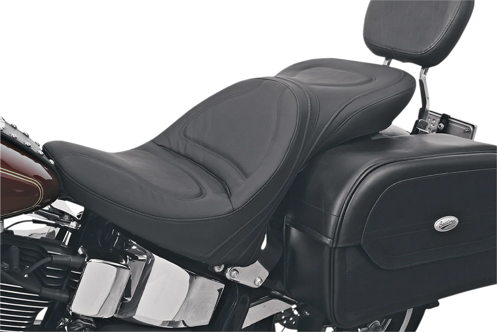 Saddlemen Seat - Explorer™ - Without Backrest - Stitched - Black - Softail - Main Product View