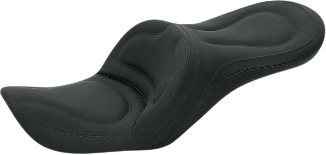 Saddlemen Seat - Explorer™ - Without Backrest - Stitched - Black - FXSTD - Side View