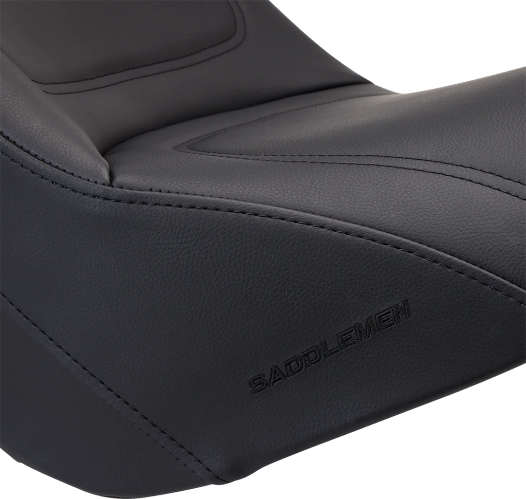 Saddlemen Seat - Explorer™ - without Backrest - Stitched - Black - VN900 K06-11-029 - Side View