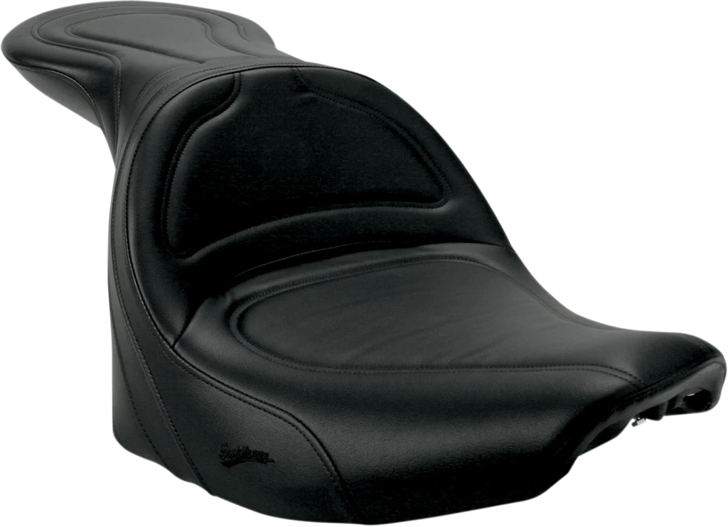 Saddlemen Seat - Explorer™ - without Backrest - Stitched - Black - VN900 K07-12-029 - Side View