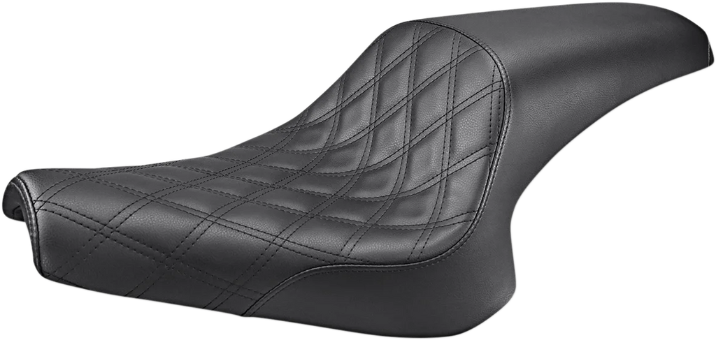 Saddlemen Seat - Profiler™ - 2-Up - Front Lattice Stitch - Black - Bolt Y13-16-149 - Main Product View