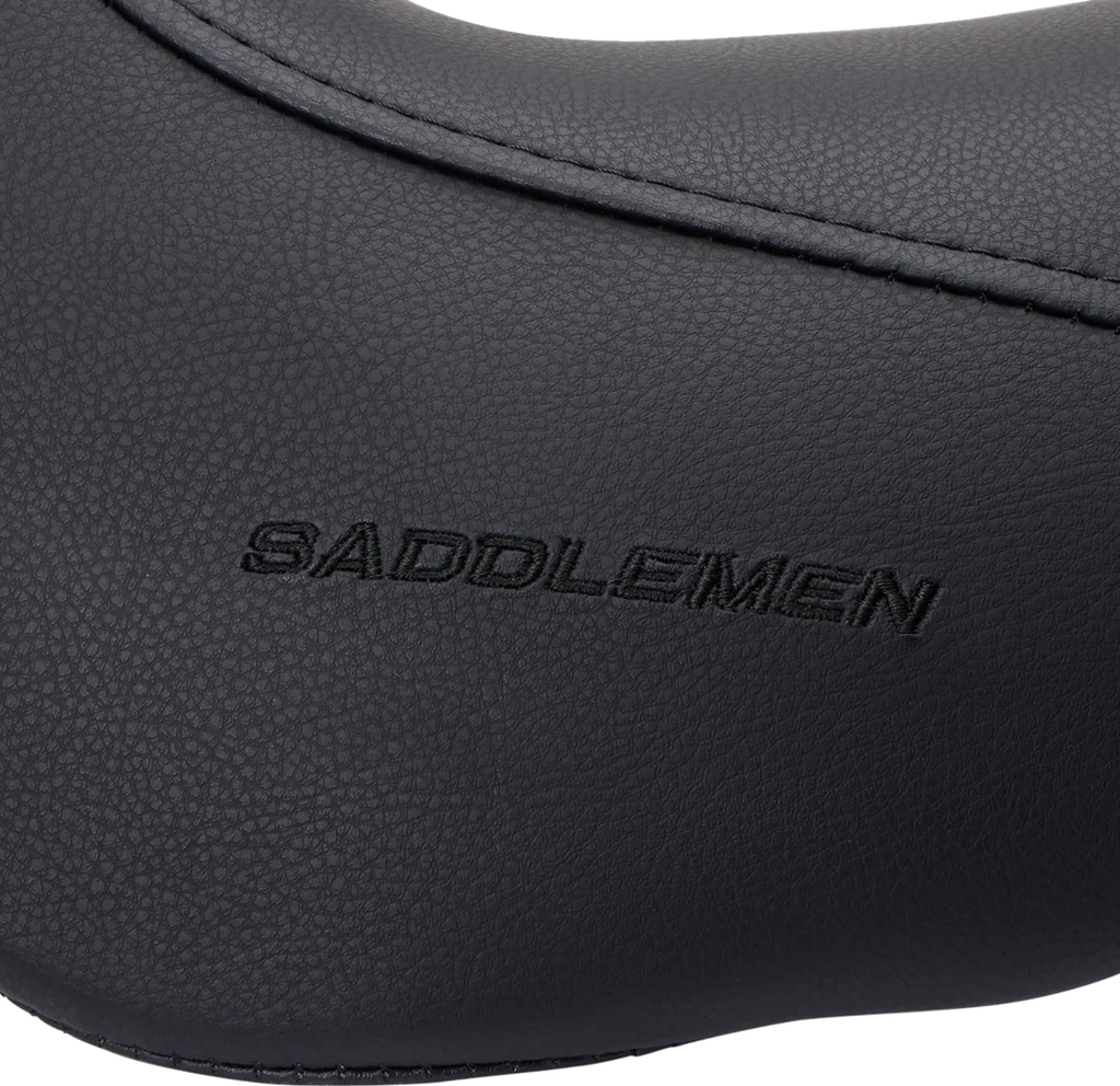 Saddlemen Seat - Profiler™ - Black - Smooth - Deuce 8285FJ - Side View