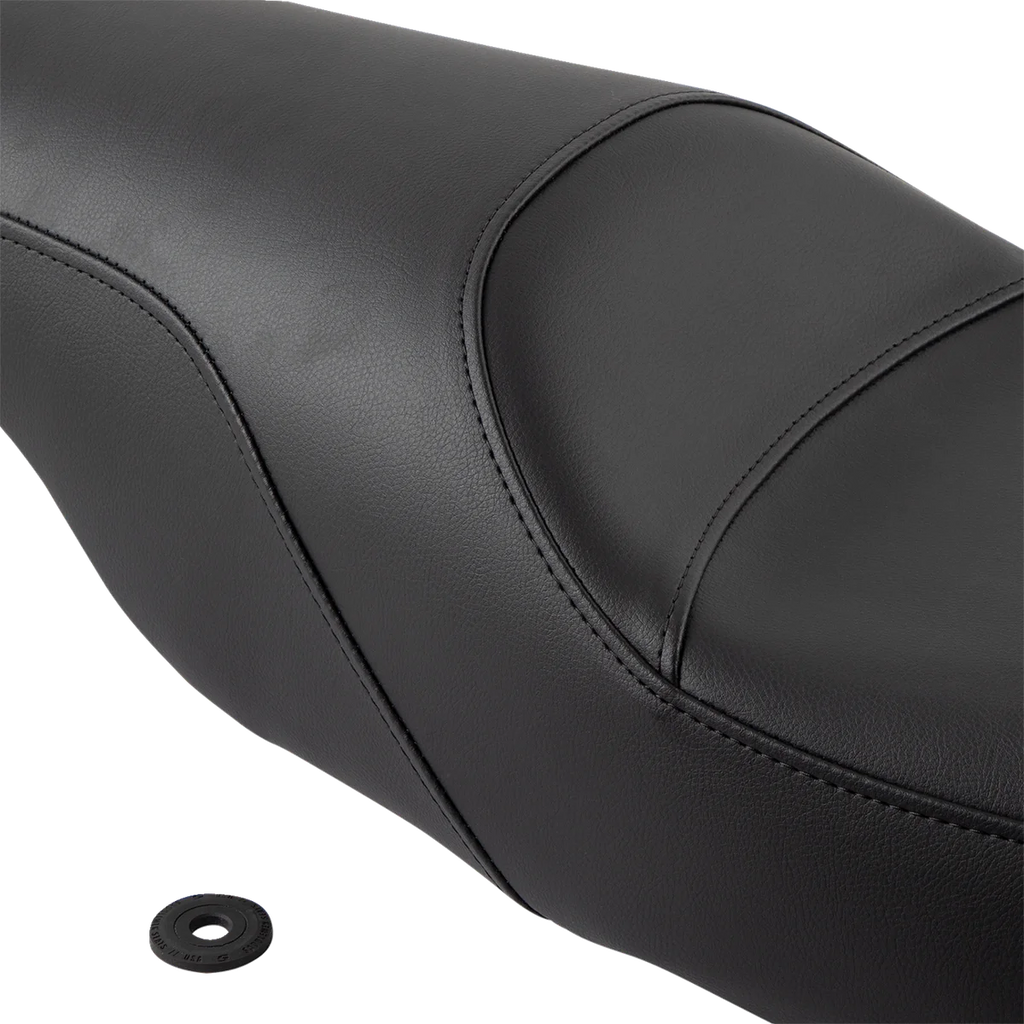 Saddlemen Seat - Profiler™ - Black - Smooth - FLHT 808-07B-047 - Side View