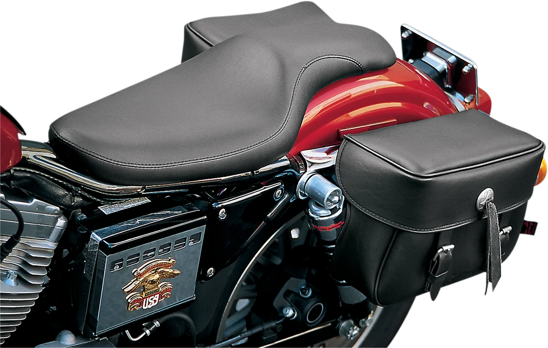 Saddlemen Seat - Profiler™ - Black - Smooth - XL - Side View