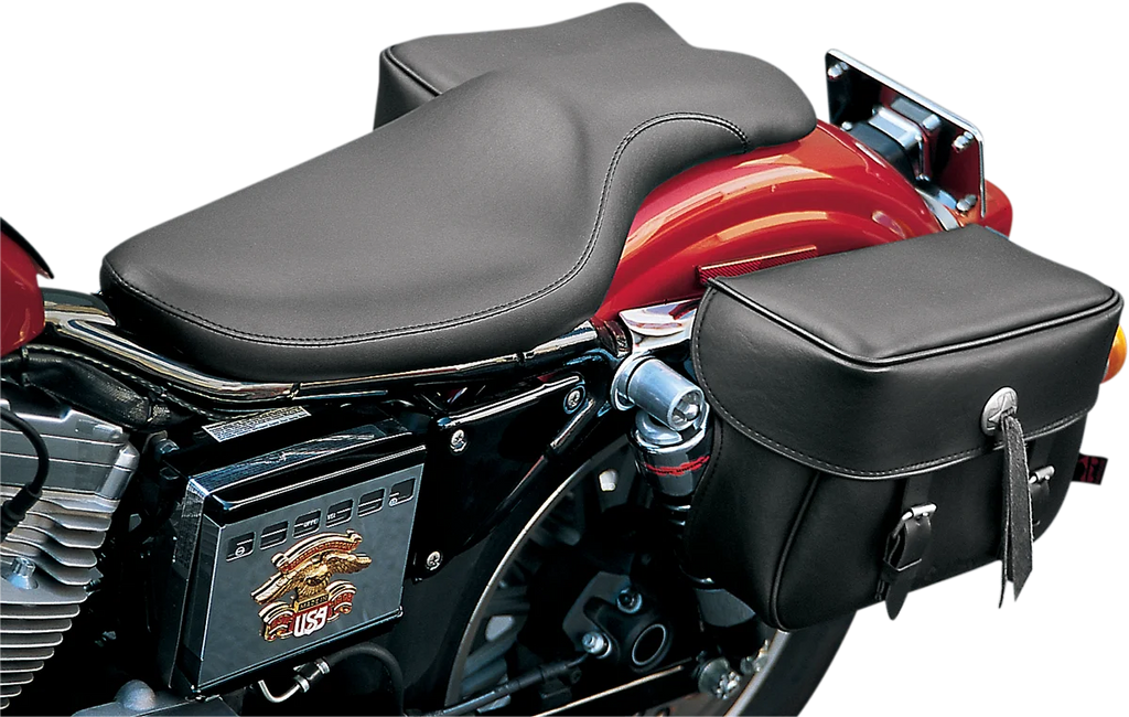 Saddlemen Seat - Profiler™ - Black - Smooth - XL - Side View