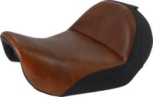 Load image into Gallery viewer, Saddlemen Seat - Renegade™ Lariat Solo - Smooth - Brown - Dyna 806-04-0041B - Main Product View