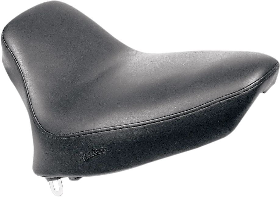 Saddlemen Seat - Renegade™ Solo - Smooth - Studded - Black - Softail 884-01-001 - Side View