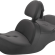 Load image into Gallery viewer, Saddlemen Seat - Roadsofa™ - With Backrest - Pillow Top - Black H01-07-181BR - Main Product View