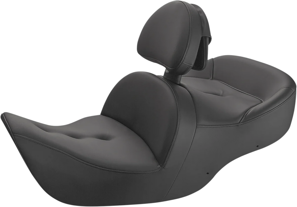 Saddlemen Seat - Roadsofa™ - With Backrest - Pillow Top - Black H01-07-181BR - Main Product View