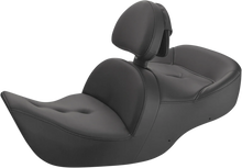 Load image into Gallery viewer, Saddlemen Seat - Roadsofa™ - With Backrest - Pillow Top - Black H01-07-181BR - Main Product View