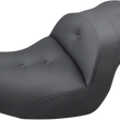 Load image into Gallery viewer, Saddlemen Seat - Roadsofa™ - With Backrest - Pillow Top - Black H01-07-181BR - Side View