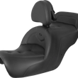 Load image into Gallery viewer, Saddlemen Seat - Roadsofa™ - With Backrest - Pillow Top - Black H88-07-181BR - Main Product View