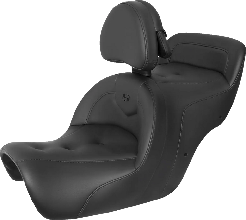Saddlemen Seat - Roadsofa™ - With Backrest - Pillow Top - Black H88-07-181BR - Main Product View