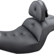 Load image into Gallery viewer, Saddlemen Seat - Roadsofa™ - With Backrest - Pillow Top - Black H18-07-181BR - Main Product View