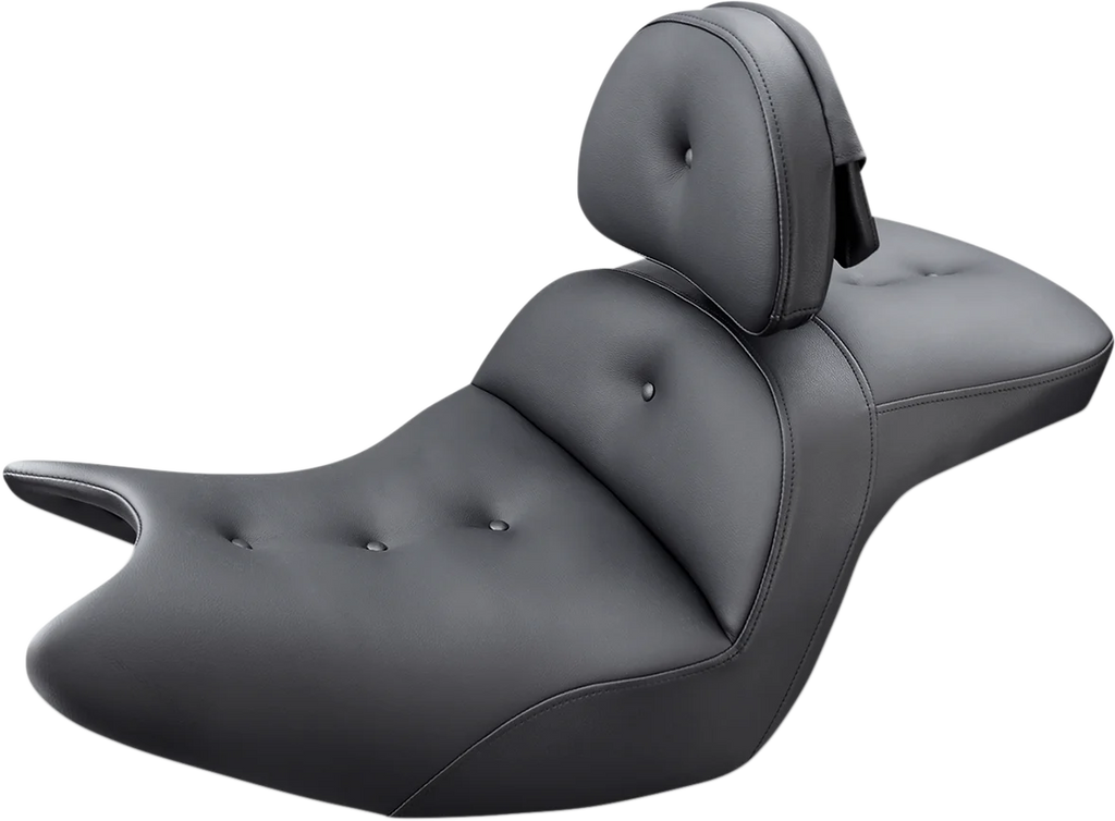 Saddlemen Seat - Roadsofa™ - With Backrest - Pillow Top - Black H18-07-181BR - Main Product View