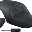 Load image into Gallery viewer, Saddlemen Seat - Roadsofa™ - Without Backrest - Full Lattice Stitch - Black H88-07-182 - Side View