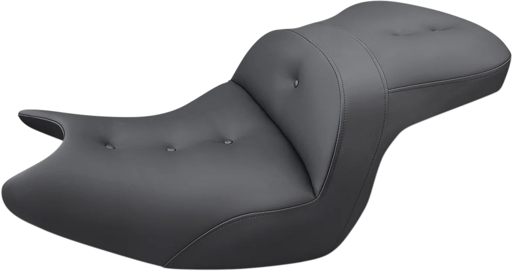 Saddlemen Seat - Roadsofa™ - Without Backrest - Pillow Top - Black H88-07-181 - Side View