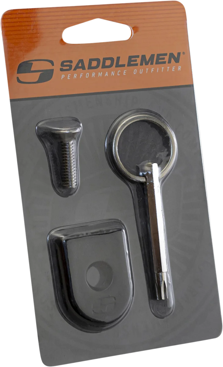Saddlemen Security Seat Screw - Black 8911B - Back View
