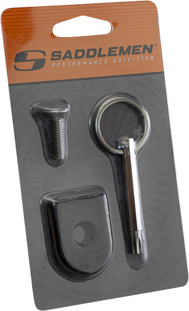 Saddlemen Security Seat Screw - Black 8911B - Back View