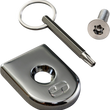 Load image into Gallery viewer, Saddlemen Security Seat Screw - Chrome 8910C - Side View