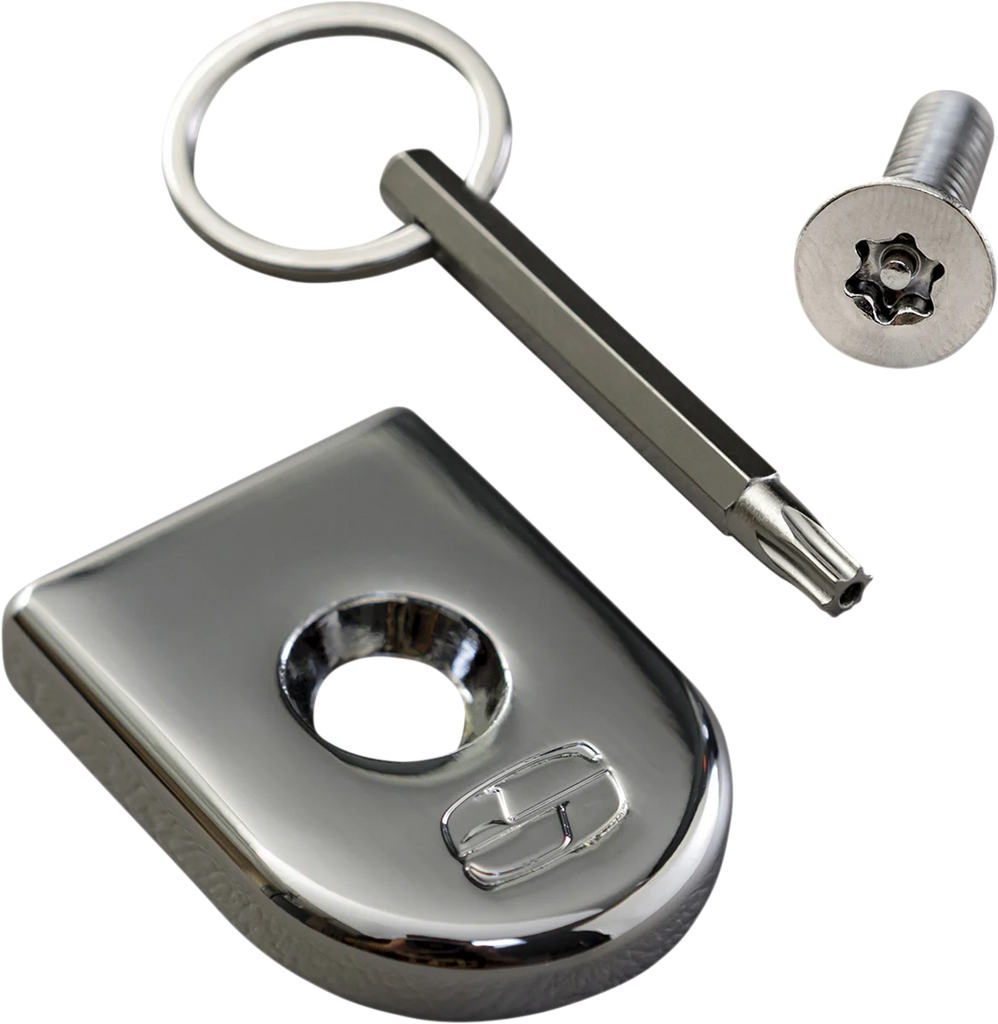 Saddlemen Security Seat Screw - Chrome 8911C - Main Product View