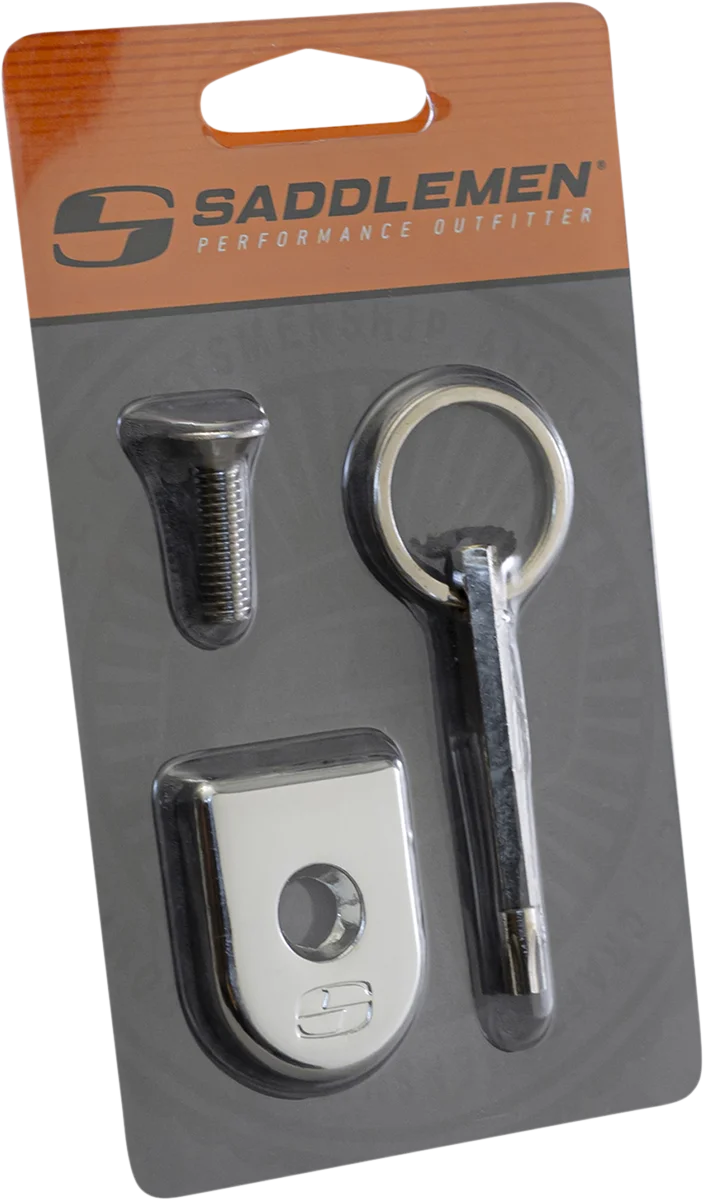 Saddlemen Security Seat Screw - Chrome 8911C - Side View