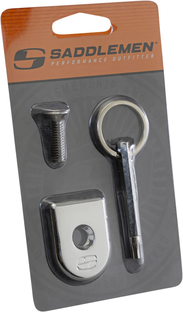 Saddlemen Security Seat Screw - Chrome 8911C - Side View