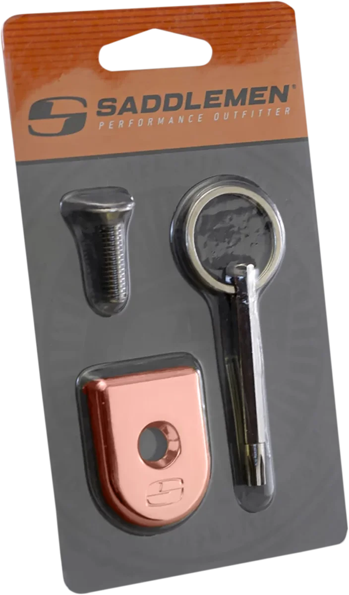 Saddlemen Security Seat Screw - Rose Gold 8910RGO - Side View