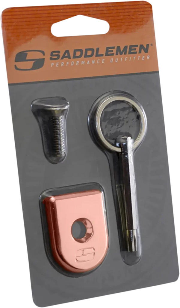 Saddlemen Security Seat Screw - Rose Gold 8910RGO - Side View