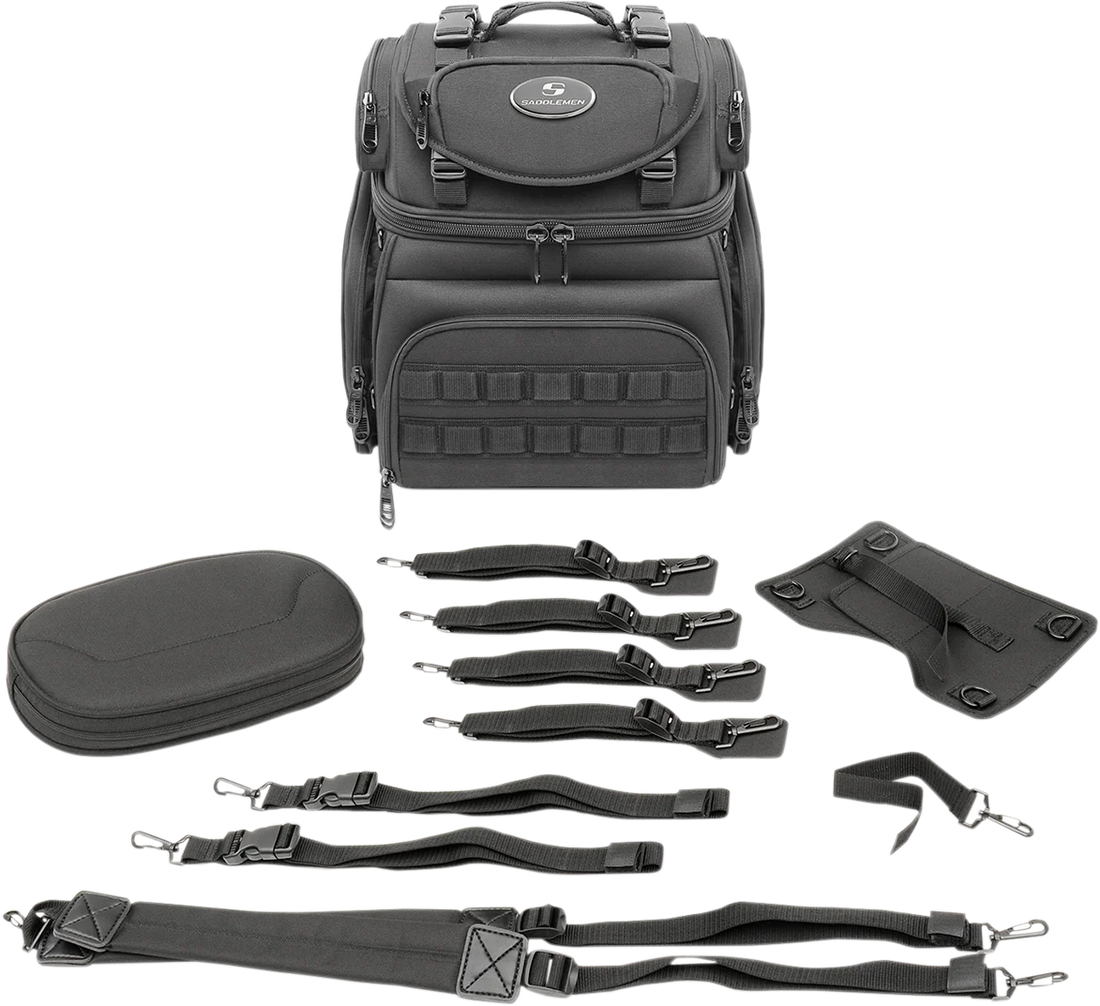 Saddlemen Sissy Bar Bag - BR1800 Tactical - Side View