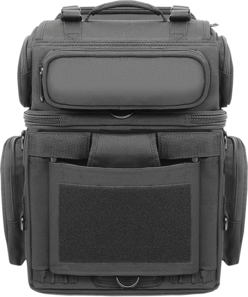 Saddlemen Sissy Bar Bag - BR1800 Tactical - Back View