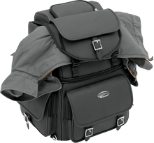 Load image into Gallery viewer, Saddlemen Sissy Bar Bag - Black EX000440 - Side View