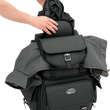 Load image into Gallery viewer, Saddlemen Sissy Bar Bag - Black EX000440 - Installation View
