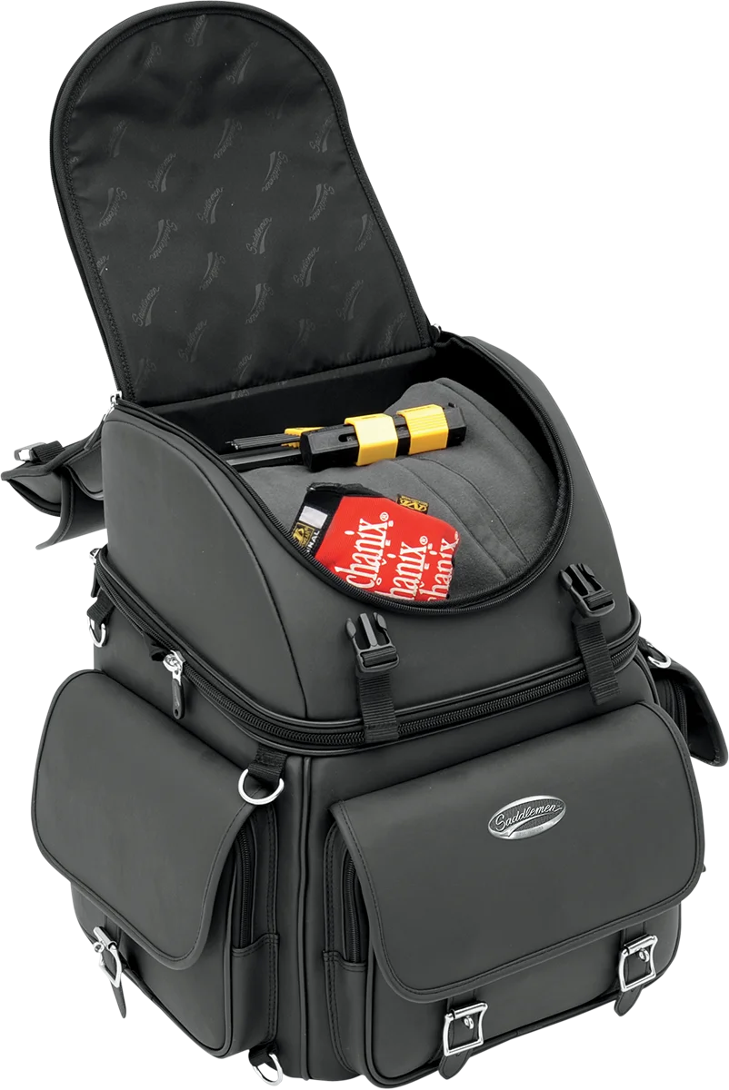 Saddlemen Sissy Bar Bag - Black EX000440 - Additional View 6