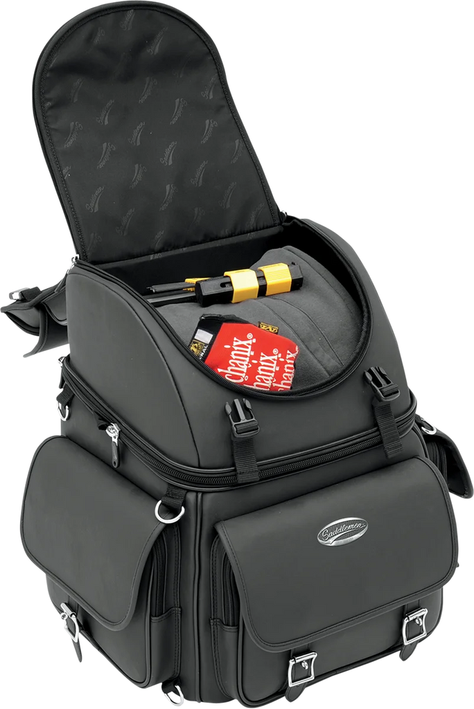 Saddlemen Sissy Bar Bag - Black EX000440 - Additional View 6