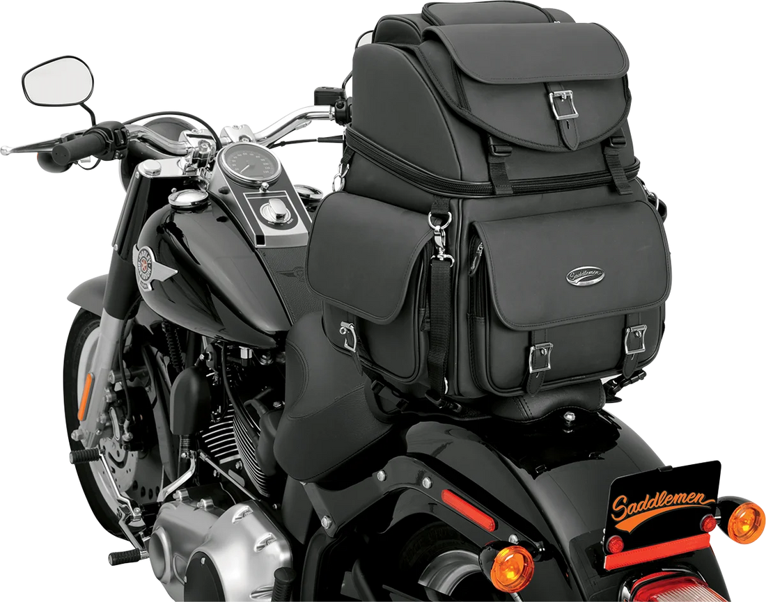 Saddlemen Sissy Bar Bag - Black EX000440 - Additional View 9
