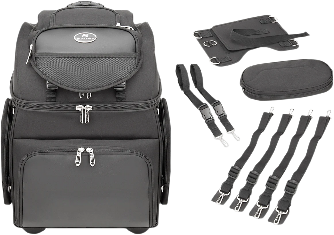 Saddlemen Sissy Bar Bag - Black EX000926 - Additional View 5