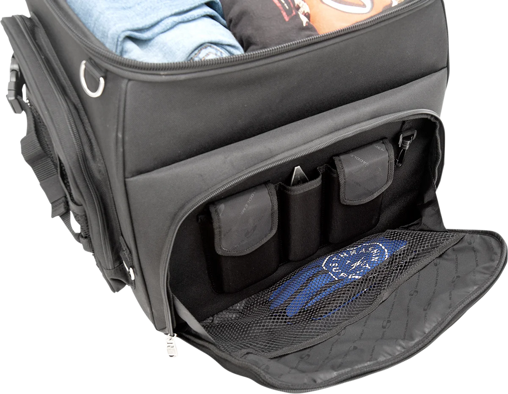Saddlemen Sissy Bar Bag - Black EX000926 - Additional View 6