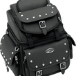 Load image into Gallery viewer, Saddlemen Sissy Bar Bag - Black Studded - Main Product View